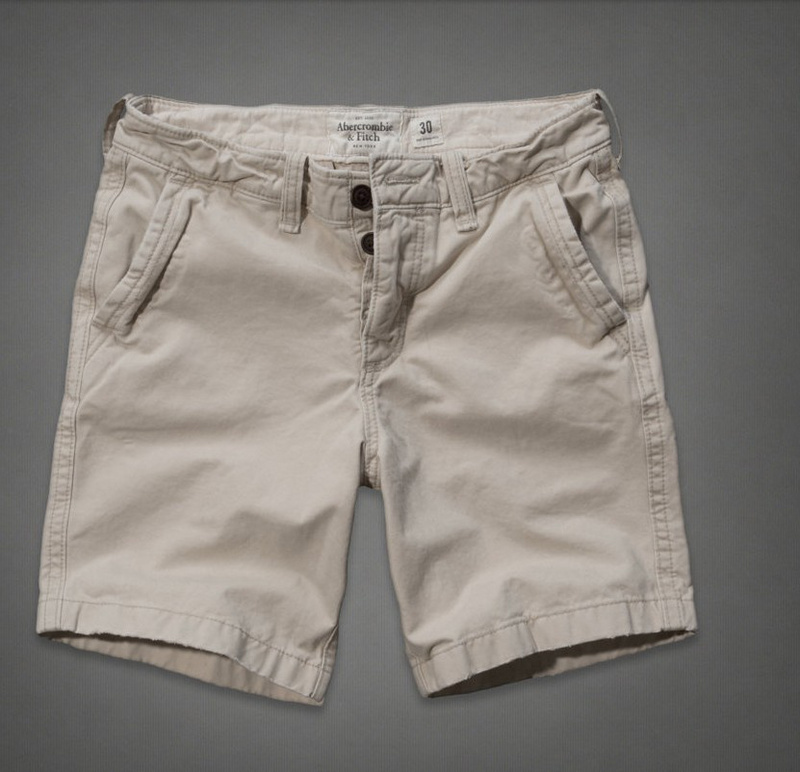 Abercrombie Fitch Hombres Preppy Encajar Patalón Corto AF7442